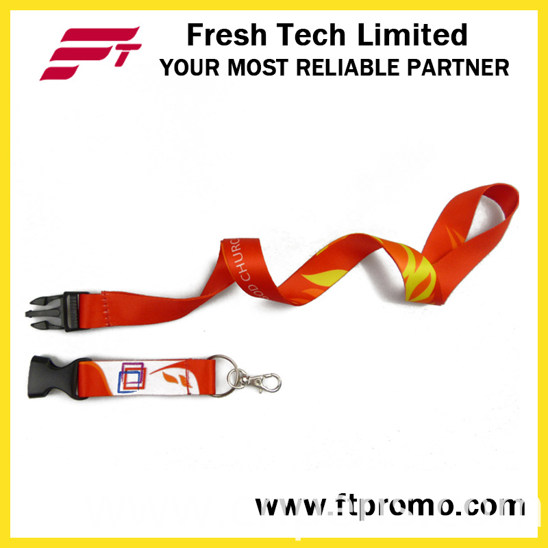 Advertised Card Holder Neck Polyester Lanyard with Logo Custom